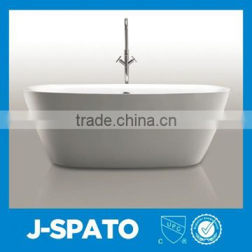 2016 White Comfortable Sandstone Bathtub For JS-6831