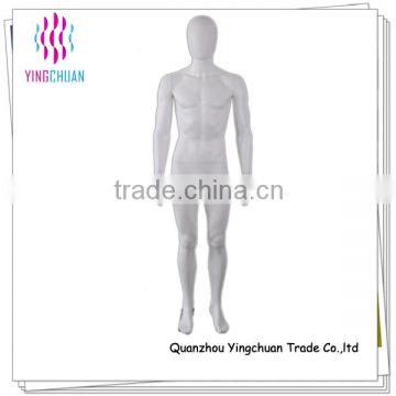High end egg head display male mannequin