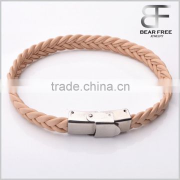 Wrap Pink Leather Cord Bracelet for Women, Italian Leather Wrap Bracelets