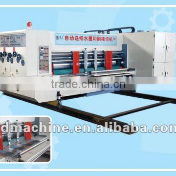 [RD-CW910-2400-4] Automatic high speed 4 color corrugated cartonboard flexo printing die cutting machine