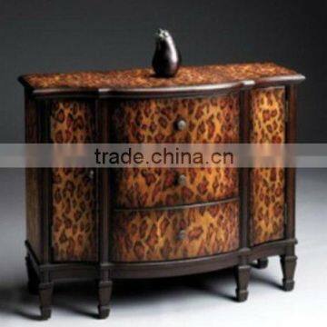 CF30104 Originals Leopard Spots console Cabinet French style furniture