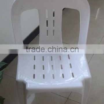 Plastic Armless White Chair Wholesale price