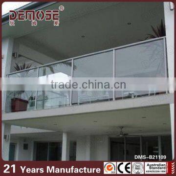Free sample OEM interior glass railing / Factory supplied
