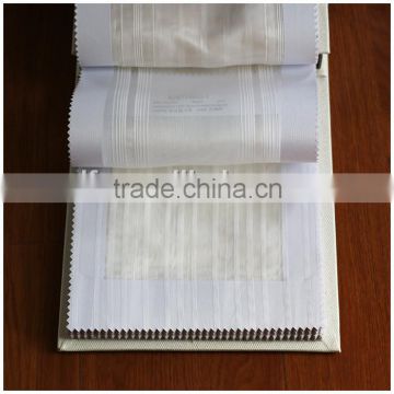 100% polyester fire retardant sunscreen stripe window curtain XJSY 0243