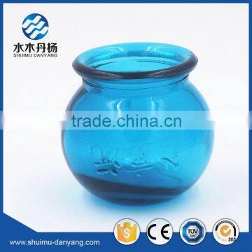 High quality blue cupping glass jar