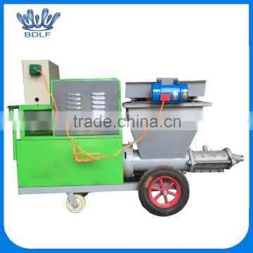 dry mortar spray machine with air compressor and mixer