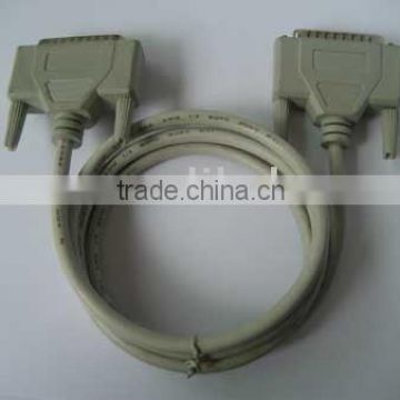 D-sub molded cable assembly