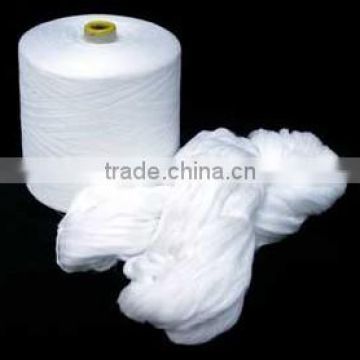 Raw white High quality Spun Polyester Yarn TFO 40S/2