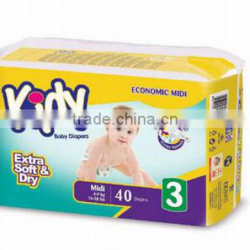 Premium Baby Diapers Kidy midi