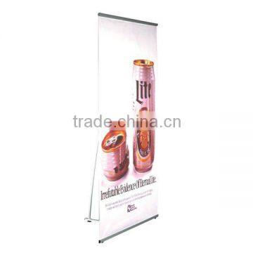 black plastic l banner stand/outdoor banner stand
