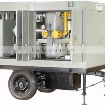double stage high vacuum transformer oil purifier oil filtration with trailer