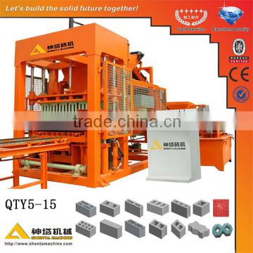 QTY5-15 fully automatic hydraform brick making machine in South Africa