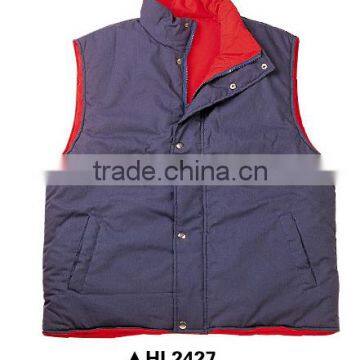 mens reversible winter warm vest