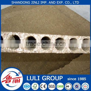 38mm poplar core E0 glue hollow core laminate particle board for door making with cheap price from China LULIGROUP since 1985