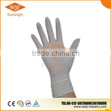 powder free latex rubber hand gloves manufacturers