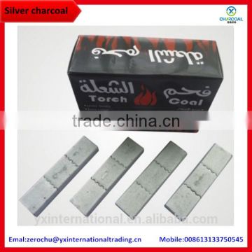Silver and Golden Hookah Charcoal for Shisha 1.5 hours burning time