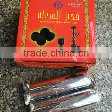 Dammam Popular 80pcs/box Instant Light Charcoal Tablet