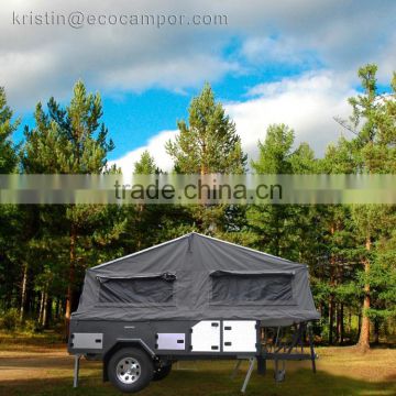 Australia Standard Off Road Camping Hard Floor Forward Folding Camper Trailer For Sale