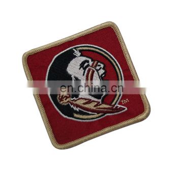 Wholesale cheap garment custom iron on woven patch/woven label