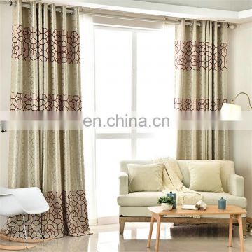 Jacquard blackout window contemporary drapes curtains with grommet