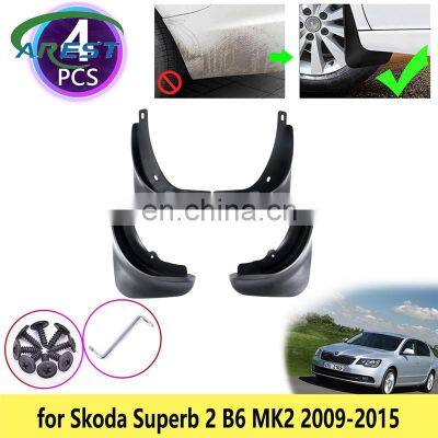 4PCS for Skoda Superb 2 B6 MK2 3T 2009 2010 2011 2012 2013 2014 2015 Mudguards Mudflaps Fender Flap Splash Guards Accessories