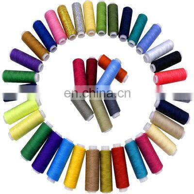 Wholesale Factory WT 100% Polyester Spun Sewing Thread Small Roll  Thread Kit 40/2