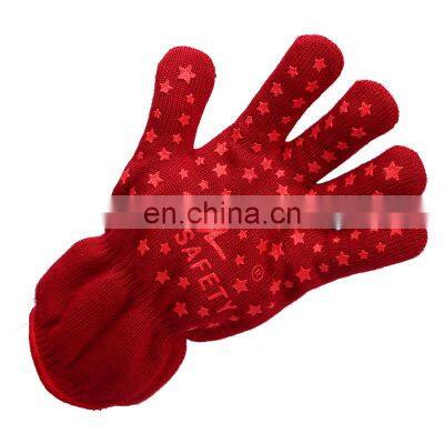 Customized Aramid Barbecue Oven Glove Handschuhe 932F Extreme Heat Resistant Glove Grill BBQ Glove for Cooking Baking