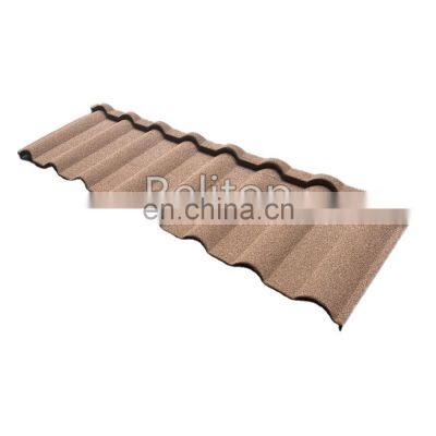 Relitop Milano Colorful Stones Granules Coated Metal Roofing Sheet For Villa House Large Construction Roofing