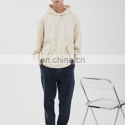 factory wholesales solid color thick cotton customized design spring men sweatshirt clothing 2021