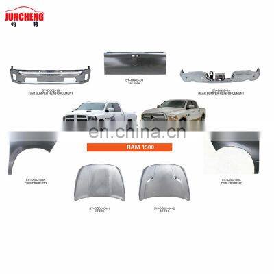 High quality car hood,fender,bumper reinforcement  for DOD-GE RAM 1500  pickup car body parts