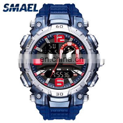 SMAEL1921 Quartz Watch Men Watch Waterproof Stopwatch LED Watches Male Clock  Sport Men Digital Wristwatch