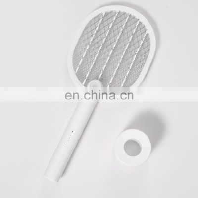 2021 Outdoor Battery Operated Mosquito Swatter Racket Electric Fly Killer Repellent Rechargeable Handheld Mosquito Killing Bat
