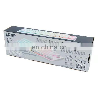 Custom Super Strong Top Tuck LCD Packaging Box Racket Paper Shipping Box Corrugated  Keyboard Box