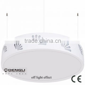 d450mm modern surface mounted hanging luxury led panel light for hotel
