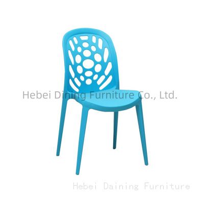 All Plastic Dining Chair with Backrest DC-N05