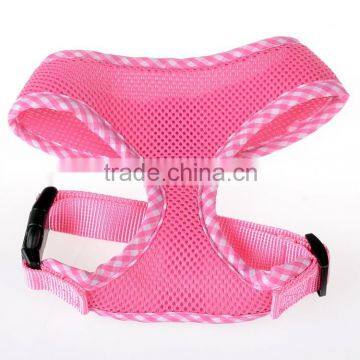 New mesh fabric soft dog harness