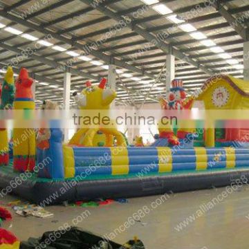 Weini castle 11x7m bouncer game inflatable playground
