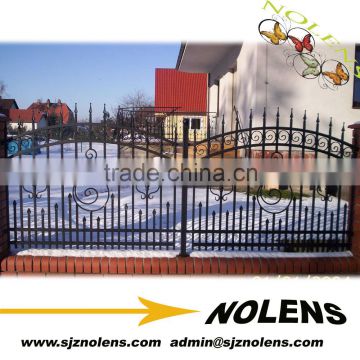 Fancy Short Wrought Iron Villa House Fence Designs For Sale
