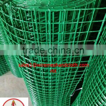 Green PVC coated welded wire mesh