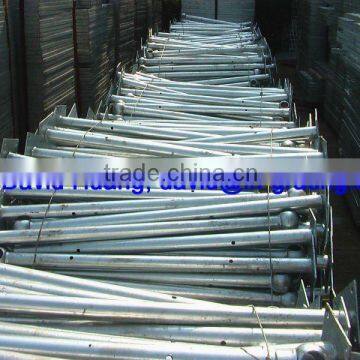 galvanized industrial steel stanchions