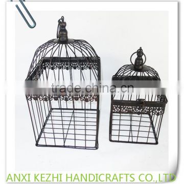 KZ150261 Outdoor Decorative Metal Garden Hanging Birdcage