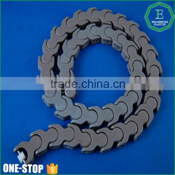 Engineering cheap price teflon conveyor belt plastic pom slat conveyor belt chain for machining