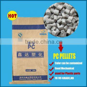 Grey Color High grade PC plastic raw material pellets with 15% gf