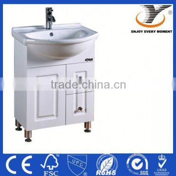 Best Sell white fully assembled bathroom cabinets