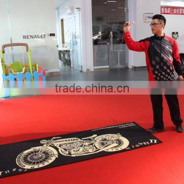 Eco-friendly Nylon Printed Dart Mat with Rubber Backing