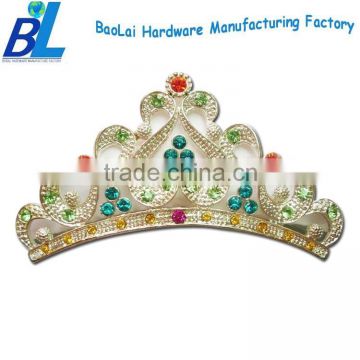 Vintage hollow out rhinestone decorative royal clip for hair jewelies