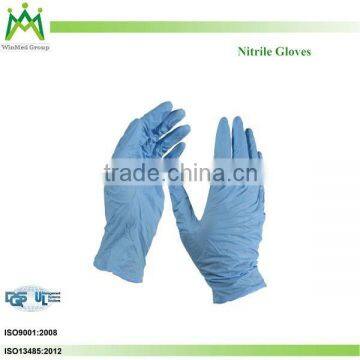 Factory disposable blue exam glove non sterile