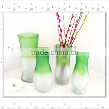 Glass vase/colorful glass vase/clear glass vase