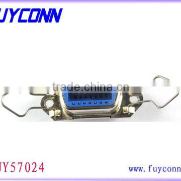 Centronic Connector 24P Receptacle Socket Solder Cup pin header 2.16mm Pitch with Spring Latch