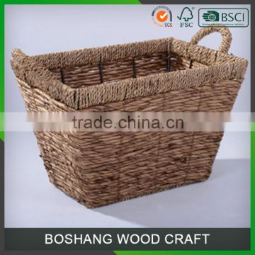 Handmade Home Straw Laundry Storage Basket